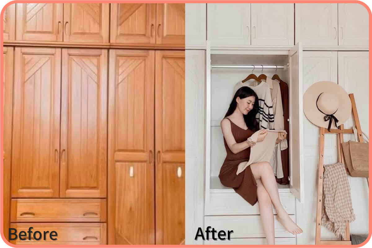 創作者分享｜莉莘 ：DIY改造顏色，告別笨重衣櫃！